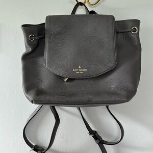 Kate Spade gray backpack